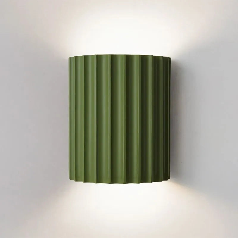FarbLicht: Runde Wandleuchte in sanften Farbtönen