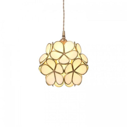 Hängende Pendelleuchten im Vintage-Blumenstil