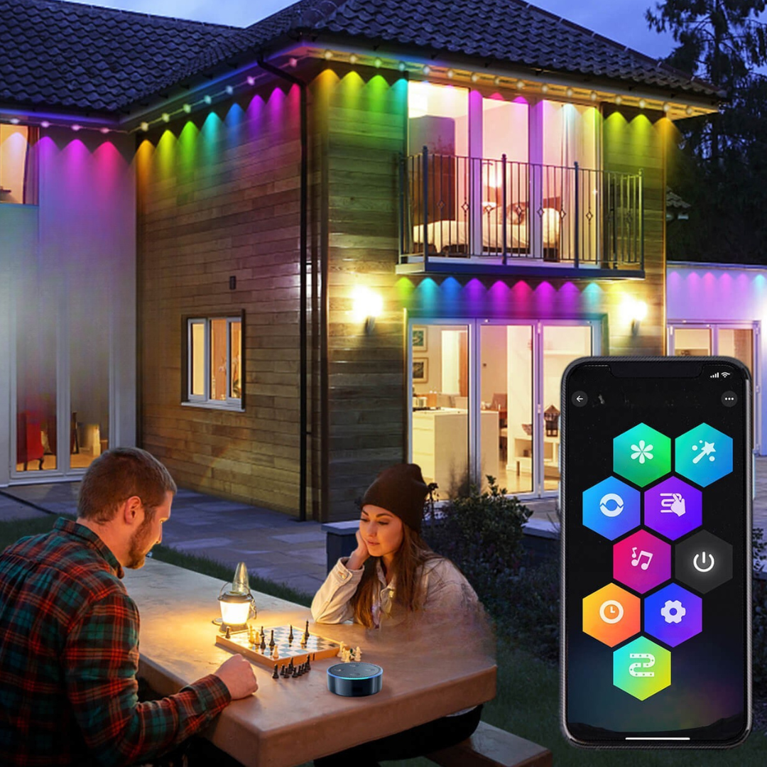 Smart App Gesteuerte LED Weihnachts Beleuchtung