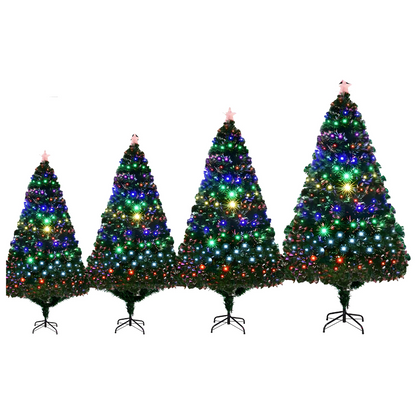 Weihnachts Baum Mit Funkelnden LED Lichtern