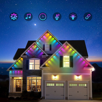 Smart App Gesteuerte LED Weihnachts Beleuchtung
