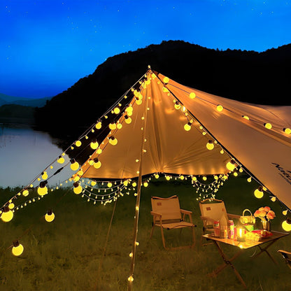 Solarbetriebene LED Weihnachts Lichterkette