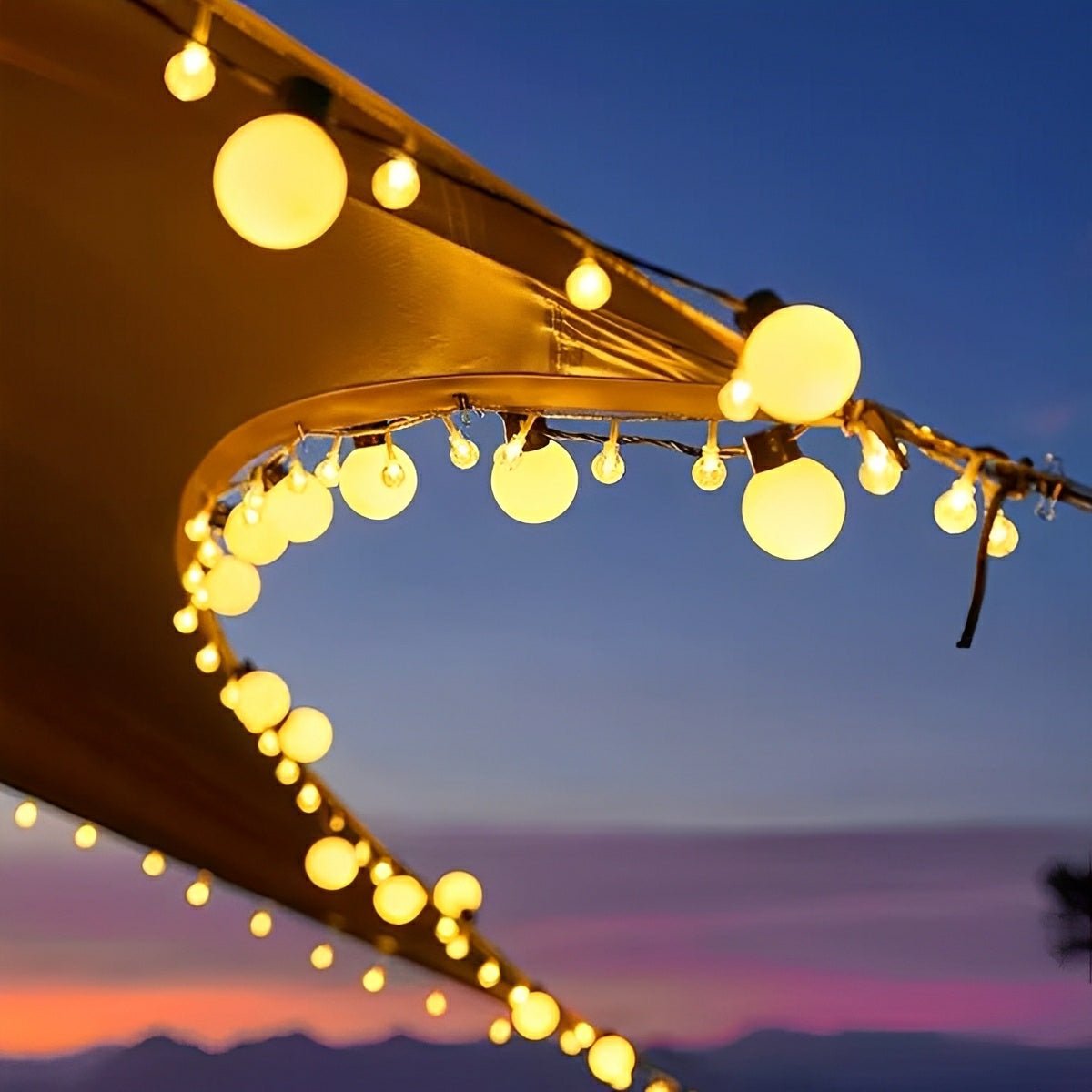 Solarbetriebene LED Weihnachts Lichterkette