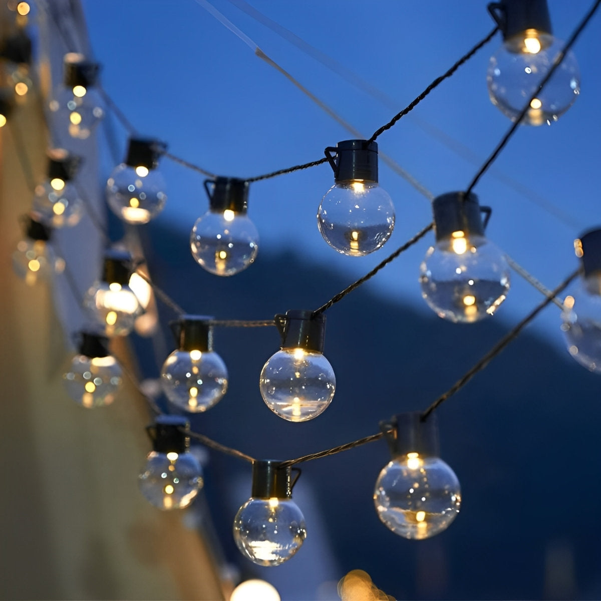 Solarbetriebene LED Weihnachts Lichterkette
