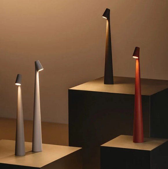 LumaAusblick: Wiederaufladbare Tischleuchte mit sanftem Licht