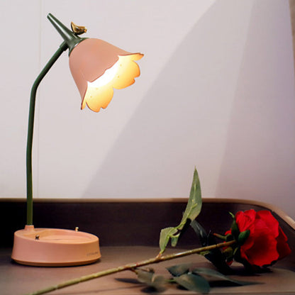 Tragbares Von Blumen Inspiriertes Nachtlicht