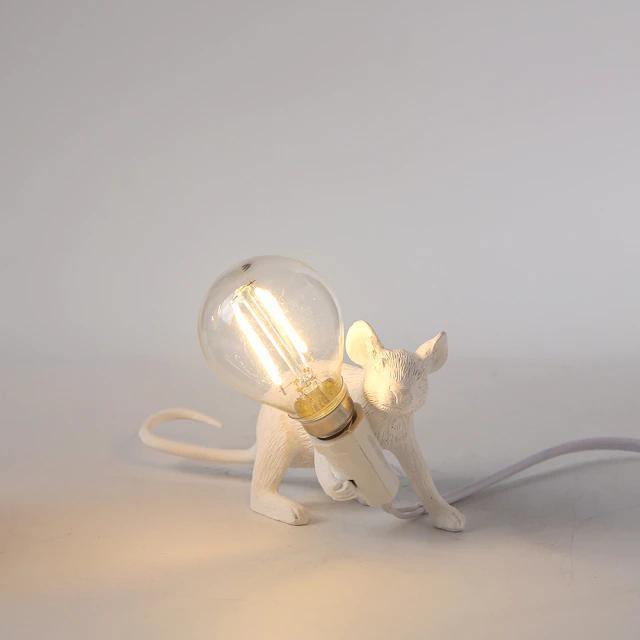 LED-Tischleuchte in Mausform