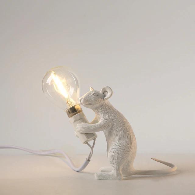 LED-Tischleuchte in Mausform