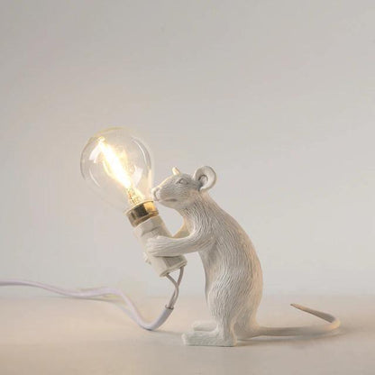 LED-Tischleuchte in Mausform