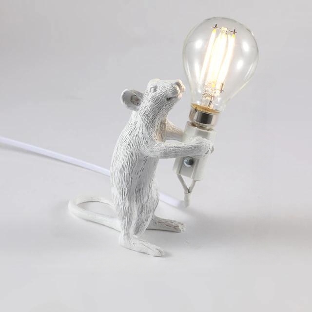 LED-Tischleuchte in Mausform