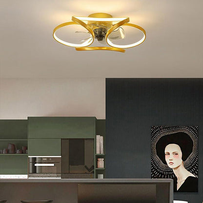LED-Deckenventilatorleuchte Blossom
