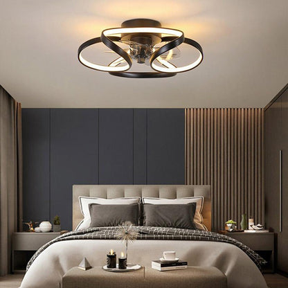 LED-Deckenventilatorleuchte Blossom