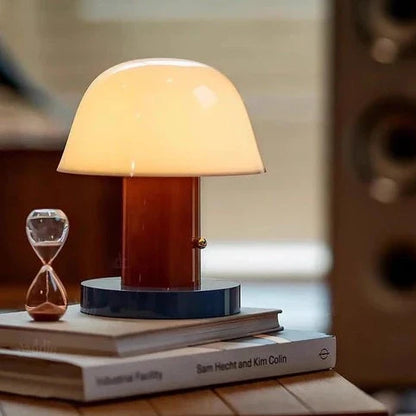 PilzGlühen: Pilzförmige Tischlampe