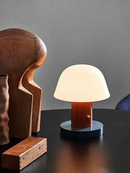 PilzGlühen: Pilzförmige Tischlampe