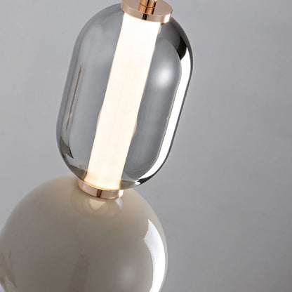 Skandinavische kreative Eisen-Glas Pendelleuchte