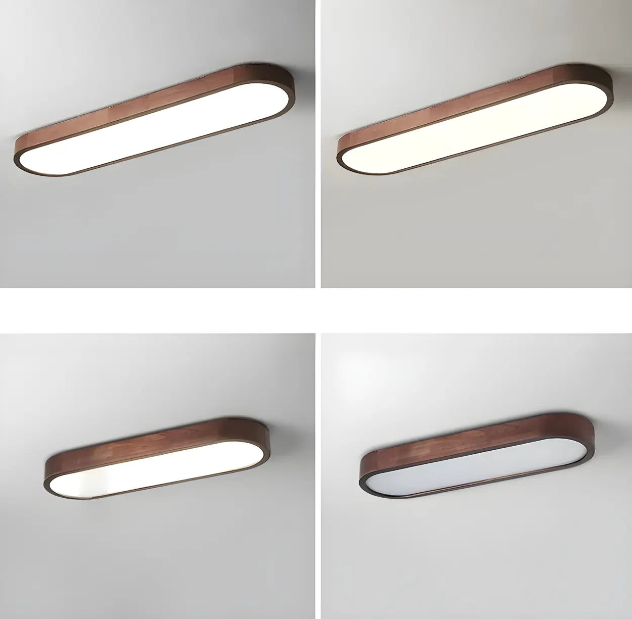 Moderne lineare LED-Deckenleuchte
