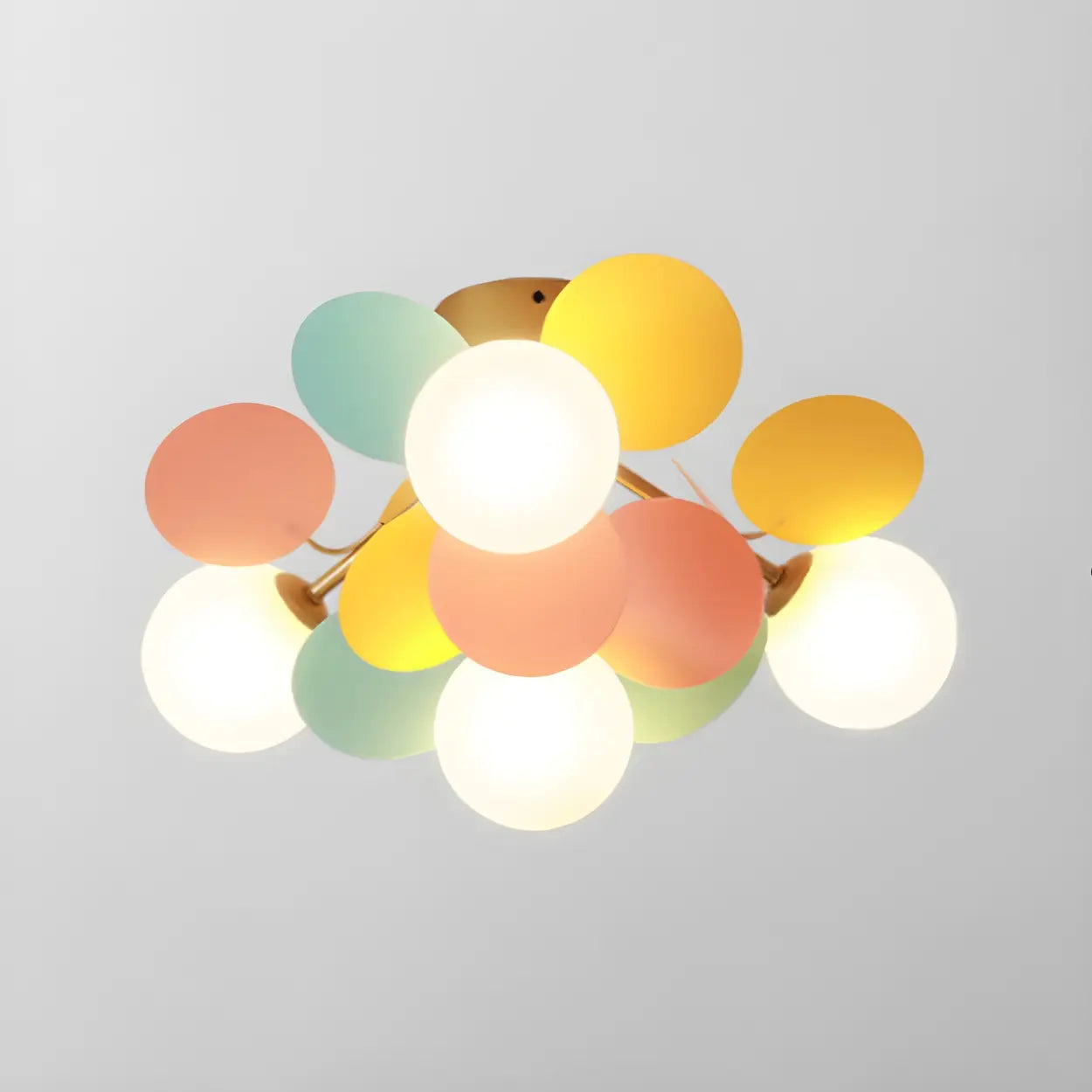 Moderne LED-Deckenleuchte in Kugelform