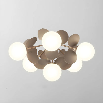 Moderne LED-Deckenleuchte in Kugelform