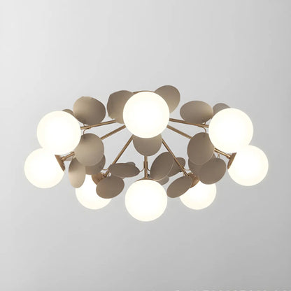 Moderne LED-Deckenleuchte in Kugelform