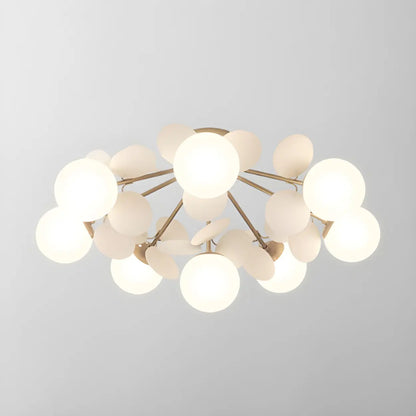Moderne LED-Deckenleuchte in Kugelform