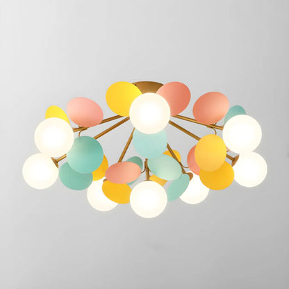 Moderne LED-Deckenleuchte in Kugelform