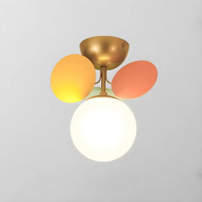 Moderne LED-Deckenleuchte in Kugelform