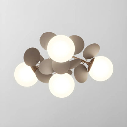 Moderne LED-Deckenleuchte in Kugelform