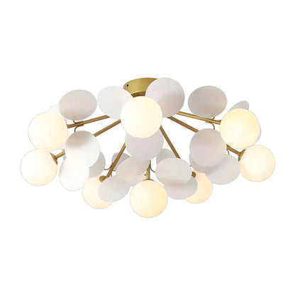 Moderne LED-Deckenleuchte in Kugelform