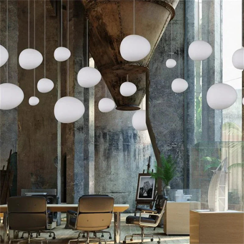 Moderne Weiße Minimalistische Pendelleuchten