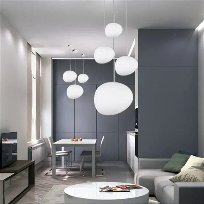 Moderne Weiße Minimalistische Pendelleuchten
