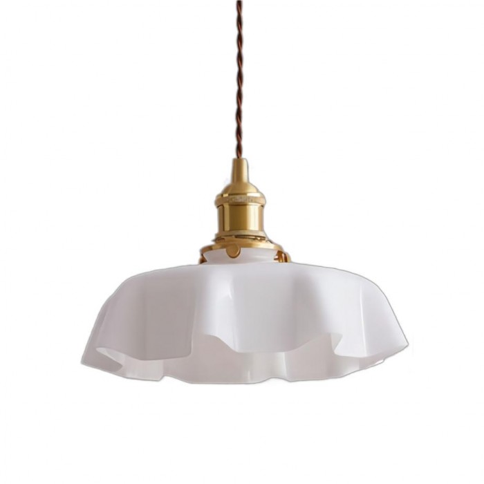 Retro-Pendelleuchten mit Blumenmuster