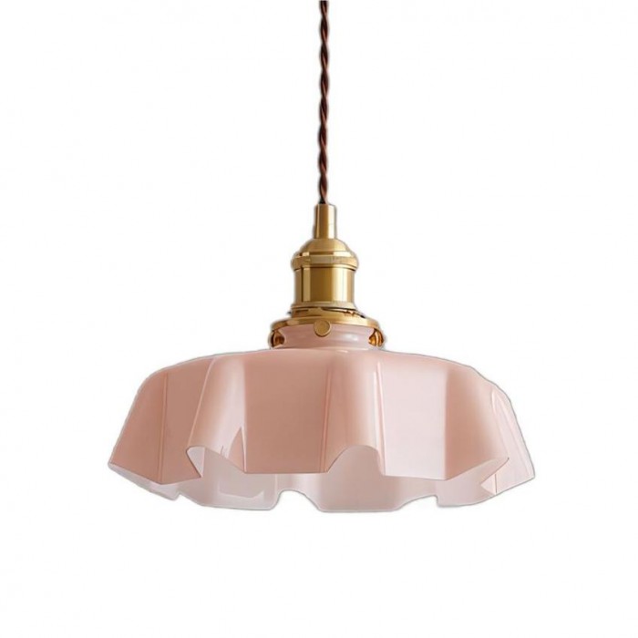 Retro-Pendelleuchten mit Blumenmuster