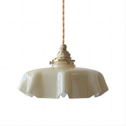 Retro-Pendelleuchten mit Blumenmuster