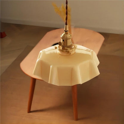 Retro-Pendelleuchten mit Blumenmuster