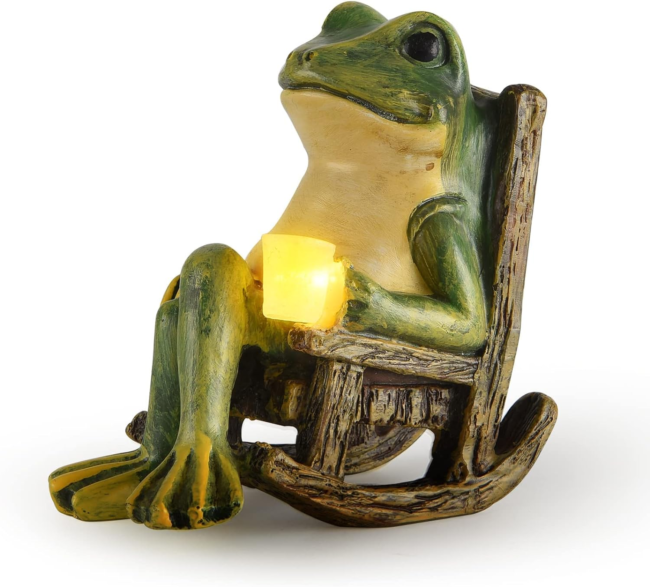 FroschLeuchte: Verspielte Gartenlampe in Froschform
