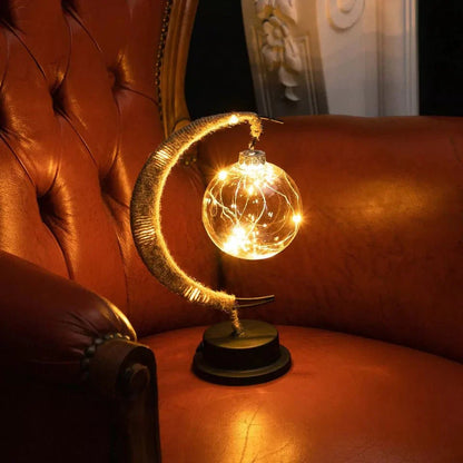 Vom Mond Inspirierte LED Tischlampe Mit Touch-Aktivierung