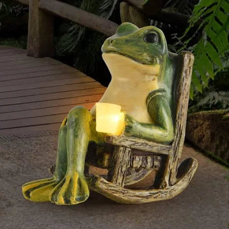 FroschLeuchte: Verspielte Gartenlampe in Froschform