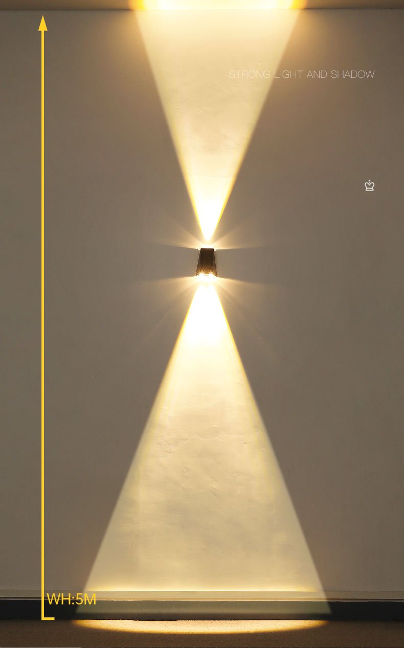 SolarWand: Moderne LED Wandleuchte mit Solarbetrieb