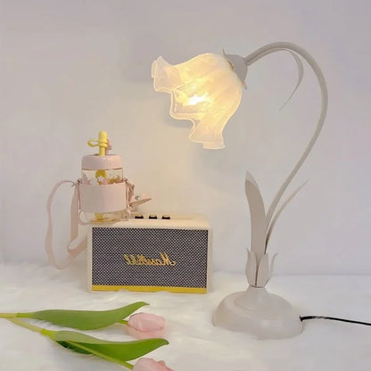 LED Tischlampen Im Retro Blumenstil