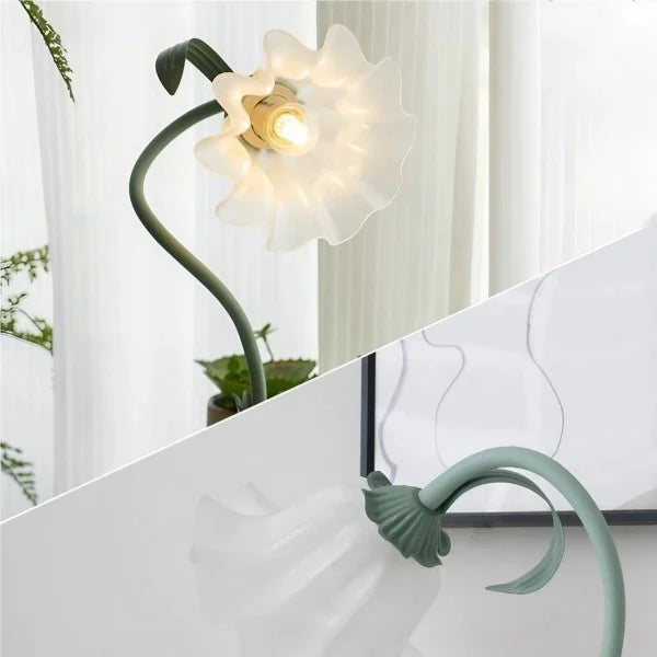 LED Tischlampen Im Retro Blumenstil