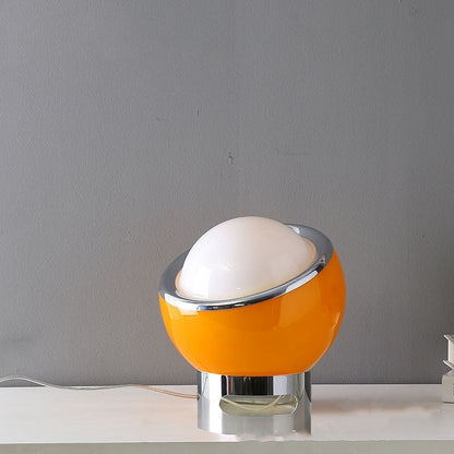 OpalScheitel: Zeitlose Tischlampe Aus Opal Glas