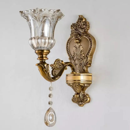 Weinlese-LED-Wandleuchte im traditionellen Stil