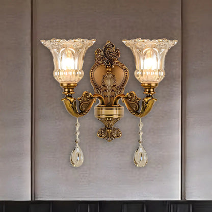 Weinlese-LED-Wandleuchte im traditionellen Stil