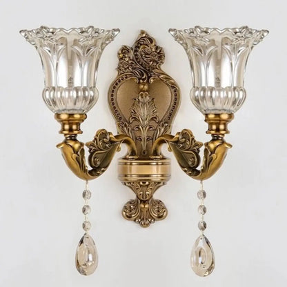 Weinlese-LED-Wandleuchte im traditionellen Stil