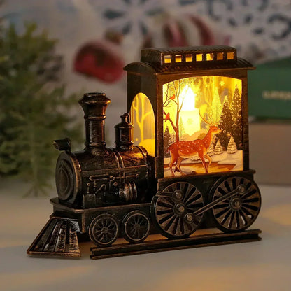Vintage Weihnachts Zug Laterne