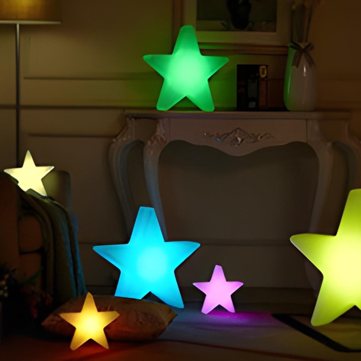 Sternförmige Weihnachts-Außenbeleuchtung