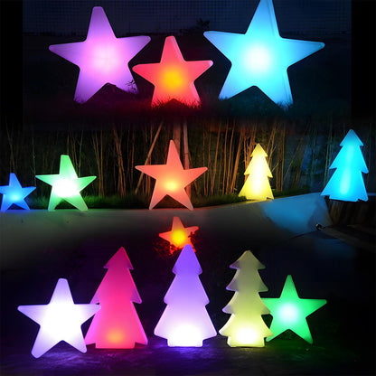 Sternförmige Weihnachts-Außenbeleuchtung