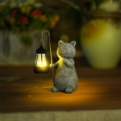 GoldenePfoten: Verspielte Katzen-Tischlampe in Goldoptik